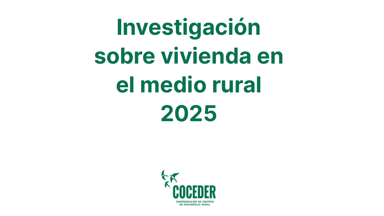 Investigación sobre vivienda en el medio rural 2025