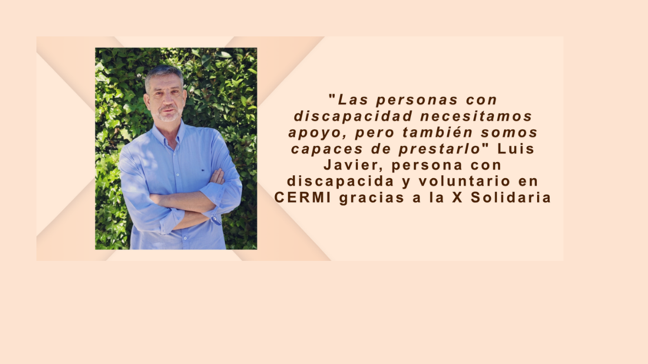 Las personas con discapacidad necesitamos apoyo, pero  también somos capaces de prestarlo