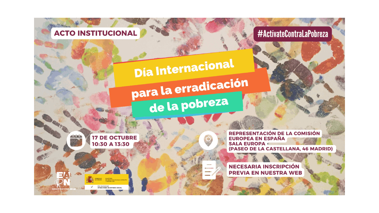 Acto institucional día internacional de la erradicación de la pobreza