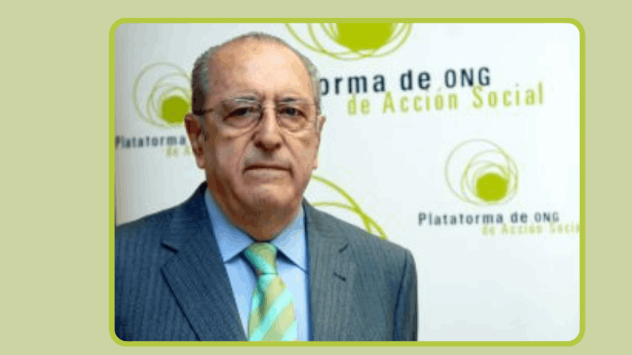 Juan Lara, expresidente de Plataforma de ONG de Acción Social