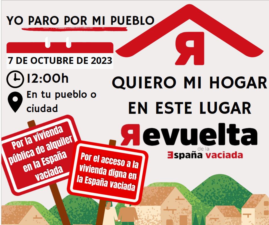 cartel yo paro por mi pueblo 7 de octubre de 2023 quiero mi hogar en este lugar