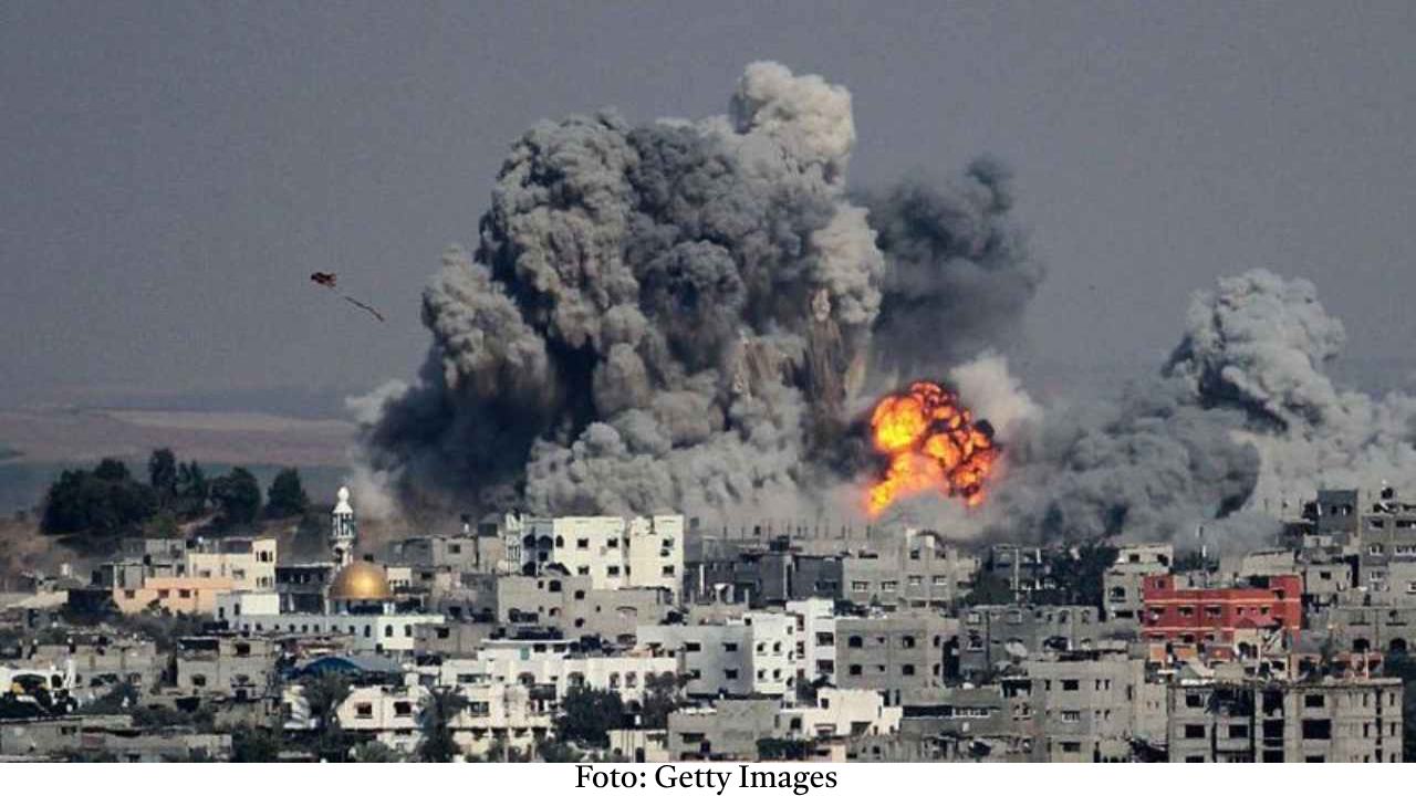 Explosión de la guerra palestino-israelí