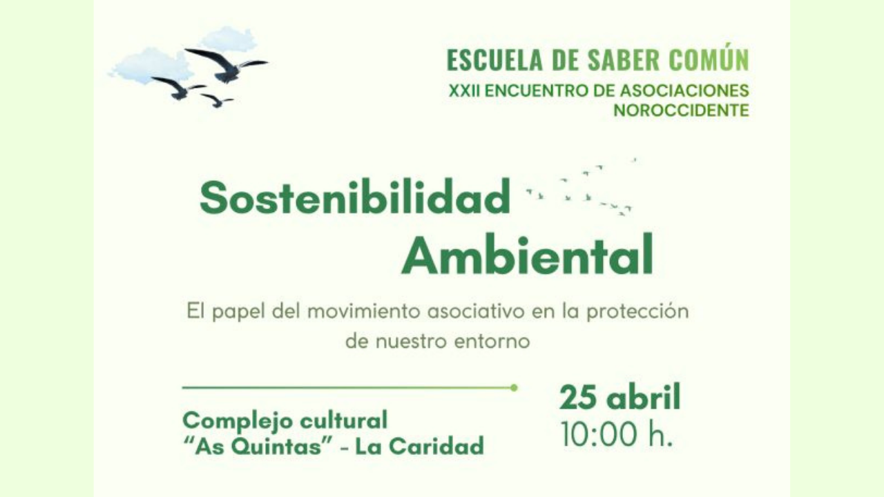 El CDR Fundación Edes participará en el XXII Encuentro de Asociaciones del Noroccidente de Asturias, centrado en la sostenibilidad ambiental