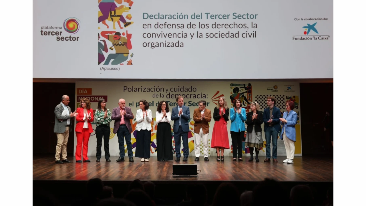 El Tercer Sector presenta una declaración en defensa de los derechos, la convivencia y la sociedad civil organizada