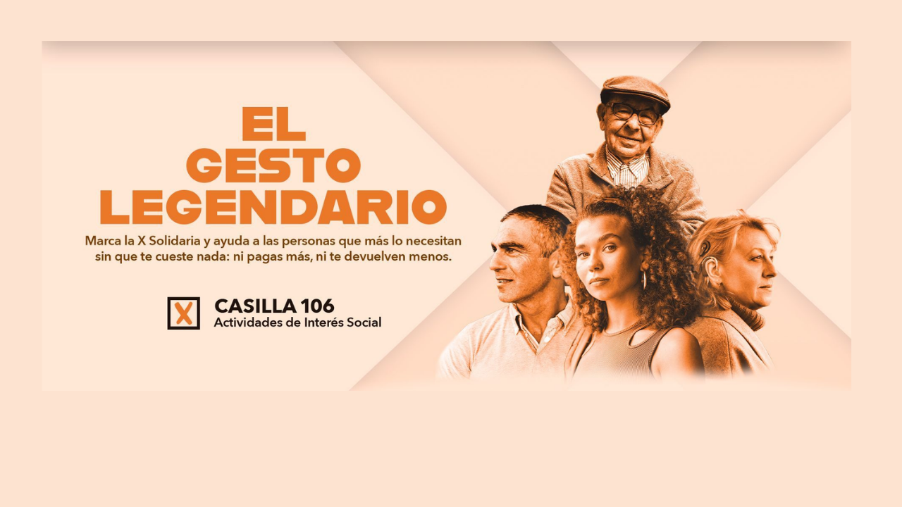 Ya se puede marcar la casilla 106 de Fines Sociales en la declaración de la renta