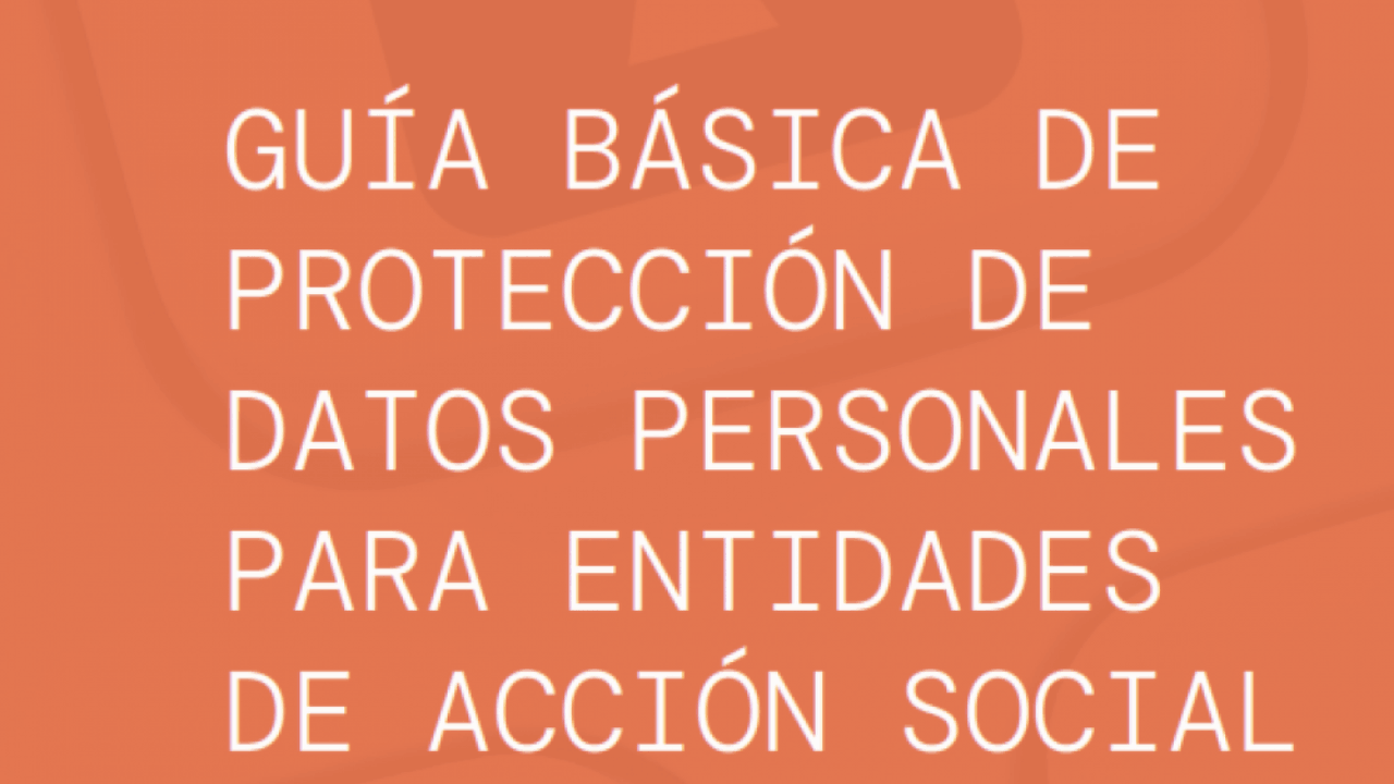 guía básica de protección de datos personales para entidades de acción social