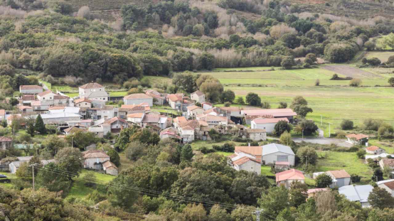 Paisaje de un pueblo