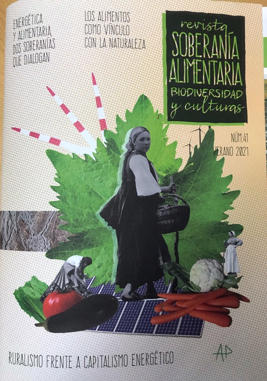 Portada de REVISTA SOBERANÍA ALIMENTARIA Nº 41- VERANO 2021.