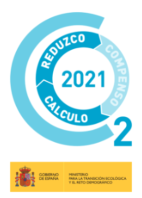Logo de la certificación de renovación del sello de la huella del carbono